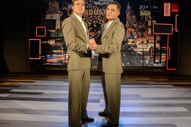 Ed Speleers (Charlie) and Mathew Horne (Raymond) CREDIT Robert Day