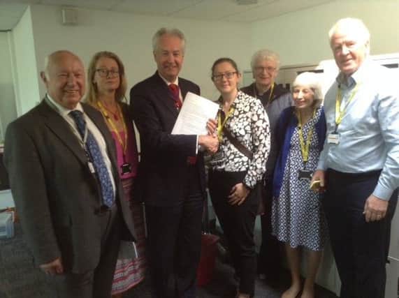 A petition was presented to the county council in May SUS-180517-110144001