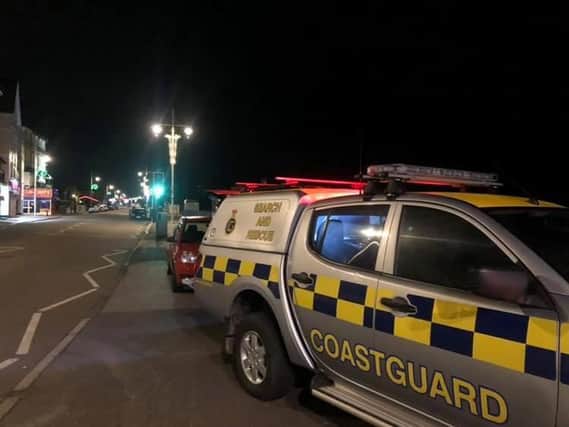 A search and rescue operation was launched yesterday at Bognor Pier. Picture: Littlehampton Coastguard