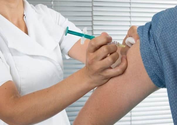 Flu jabs are free to some patients at the beginning of October.