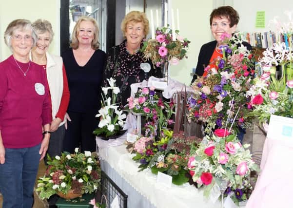 Littlehampton Flower Clubs exhibition celebrated 60 Sparkling Years. Pictures: Derek Martin dm18102762a