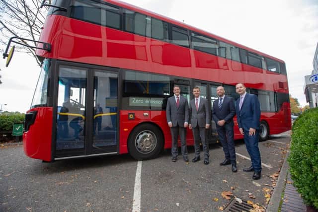 Electric bus service launched at Gatwick.