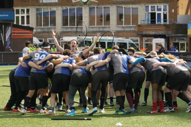 Members of the Quidditch Premier League in action. Pic from Quidditch UK