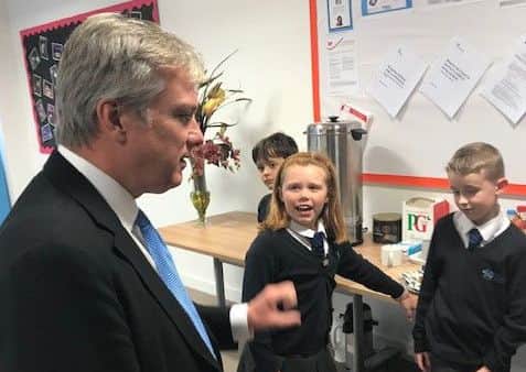 The Secretary of State visits the Gatwick School