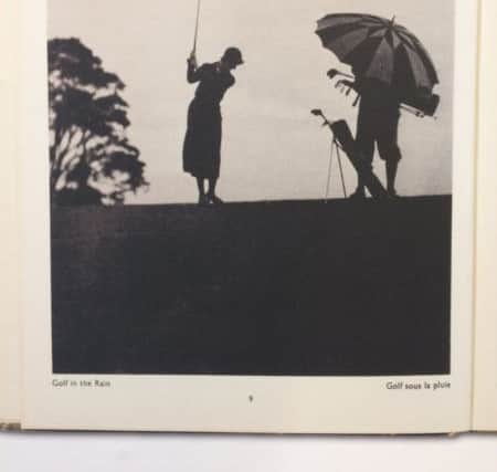 A lady golfing in Bill Brandt's The English at Home