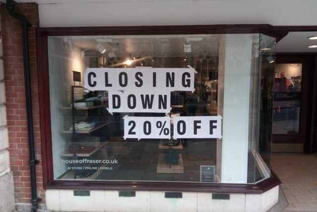 House of Fraser closing SUS-181023-161515001