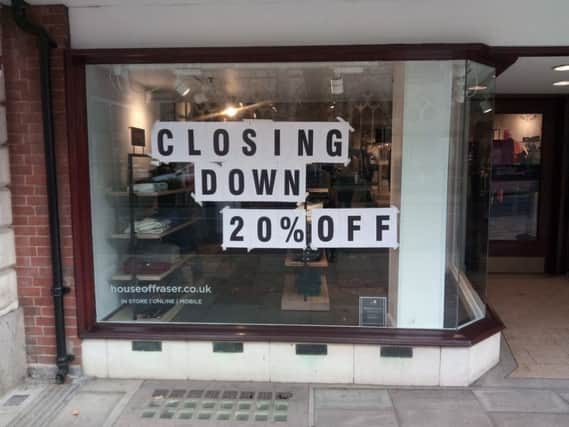 House of Fraser closing SUS-181023-161515001