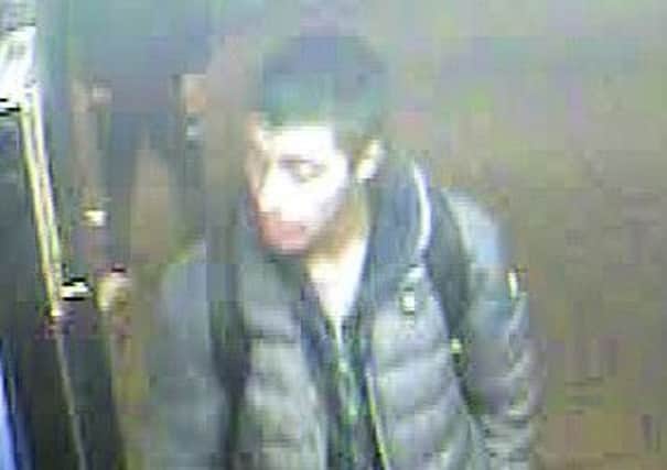 Sussex Police released this CCTV image after the Brighton incident