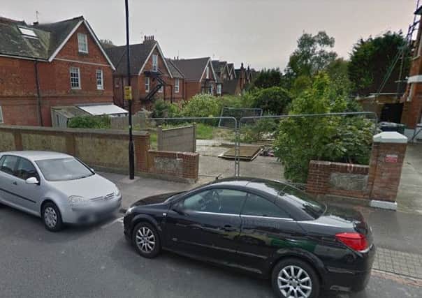 A view of the site from Eversfield Road. Photo courtesy of Google maps.