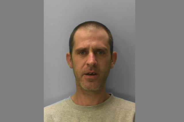 Lee Batchelor. Photo courtesy of Sussex Police. SUS-181024-152016001