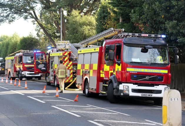 Fire crews were called to Dyke Road Avenue after a house fire