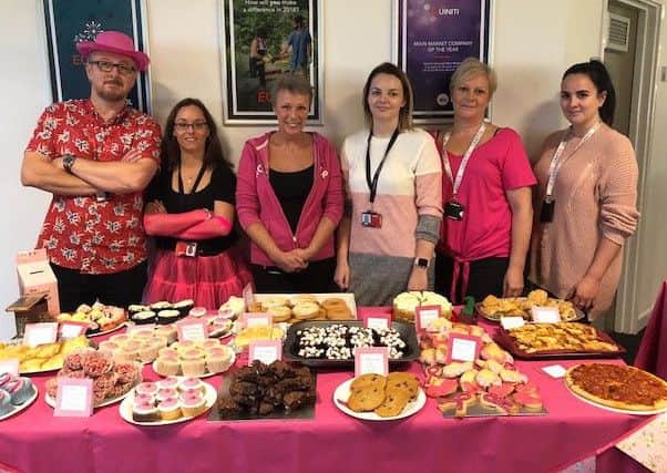 There was a fantastic atmosphere at Equiniti's Worthing office for the wear it pink day