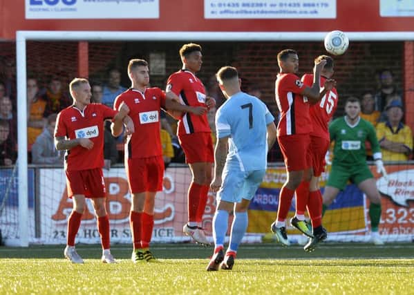 Eastbourne Borough V Slough Town in the FA Cup (Photo by Jon Rigby) SUS-181022-091610008