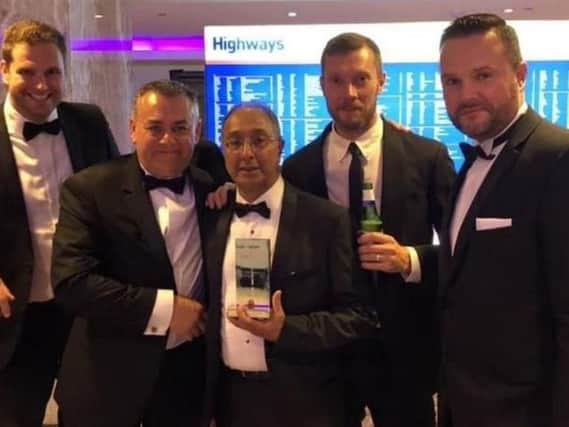 Macleod Simmonds staff at the Highways Awards 2018