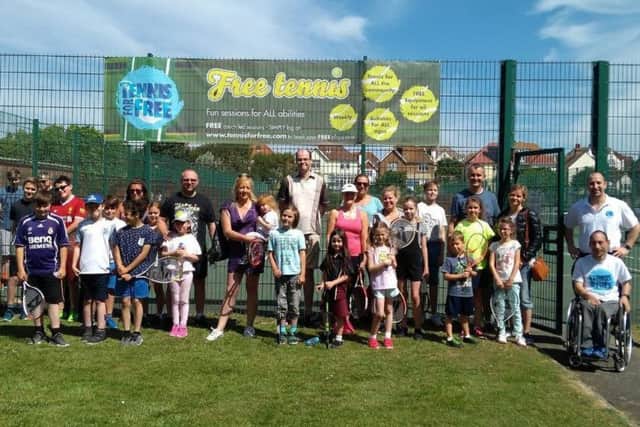Tennis for Free sessions at Egerton Park in Bexhill