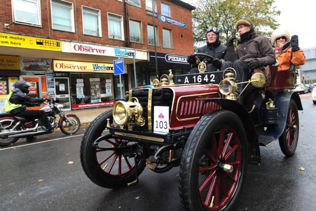 The vintage car run at Crawley (Pic by Jon Rigby)