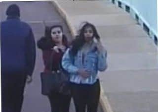 Hafsa Mourdoude, 16, and Darcie Goobie, 14, went missing from Thorpe Park on October 26. Picture: Surrey Police