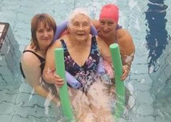 Margaret Humphreys back in the pool