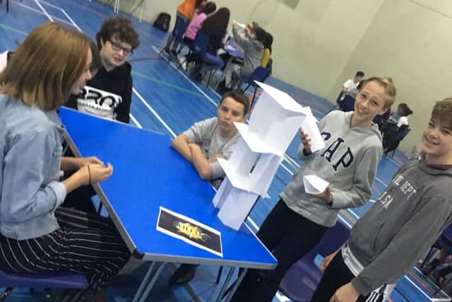 Year-nine Chatsmore Catholic High School students took on the challenge of designing and building a wind turbine and water pump