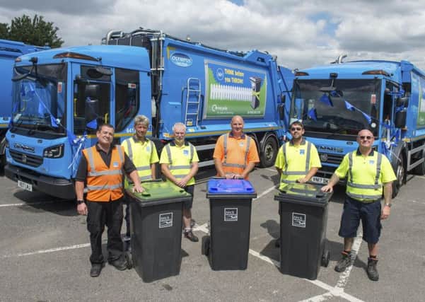 The launch of the new waste collection vehicle fleet