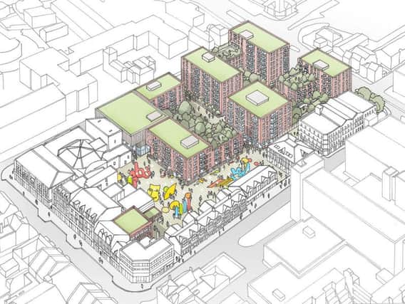 An artist's impression of Union Place development plans