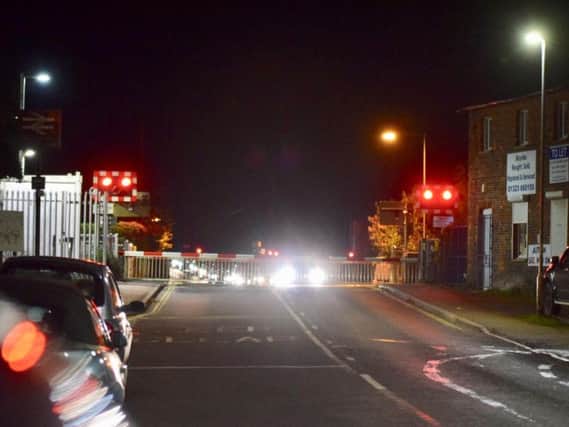 A level crossing at Pevensey and Westham railway station has been broken for over an hour. Picture: Dan Jessup