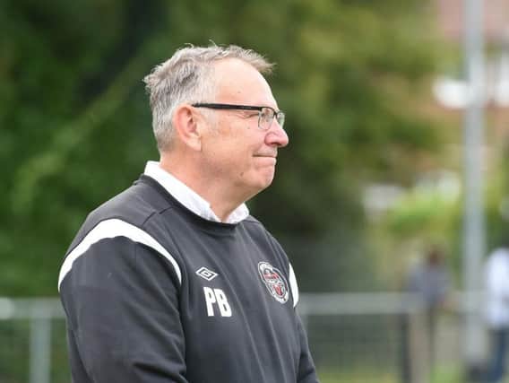 Horsham YMCA boss Peter Buckland is expecting a win ahead of their trip to Langney Wanderers in the SCFL Premier Division on Saturday but was unsure as to how the opposition will line-up. Picture by Liz Pearce.