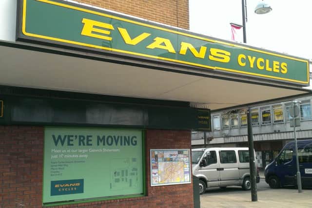Evans Cycles moved to its base in Gatwick in 2015