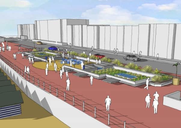 Plans for the White Rock Fountain area on Hastings' seafront