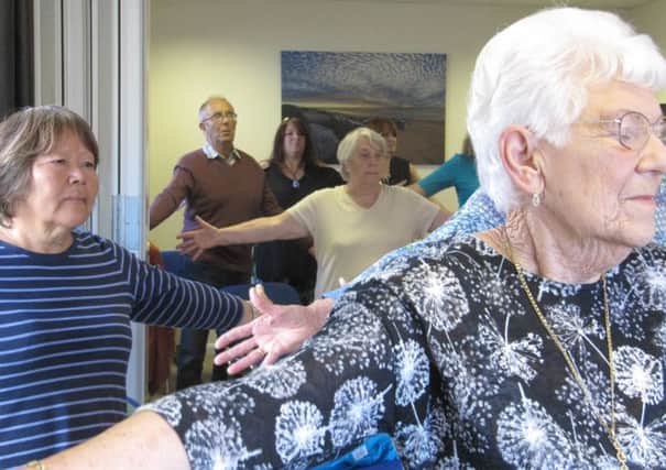 Older people in Lancing tried Tai Chi as part of the First Time for Everything programme