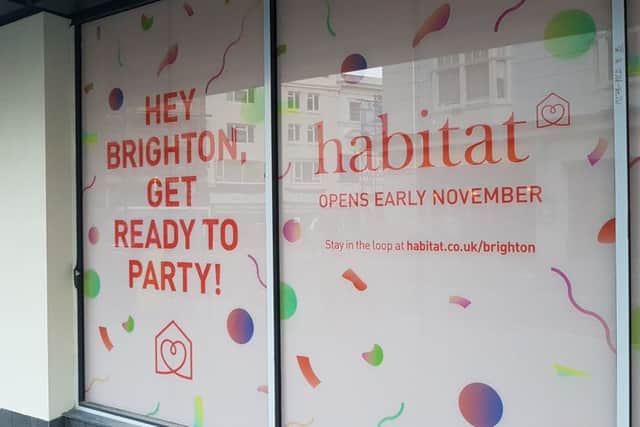 Habitat's new store in North Street, Brighton