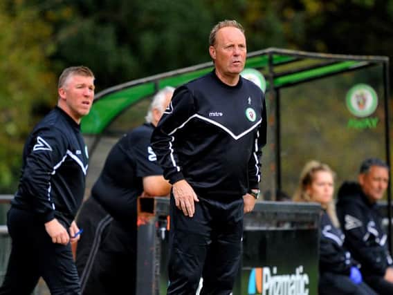 Burgess Hill Town joint caretaker managers Simon Wormull and John Rattle