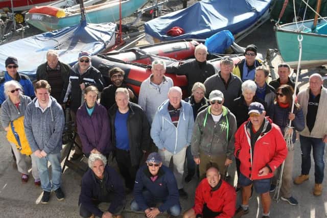 Sussex Sailability members at the Sussex Yacht Club in Shoreham