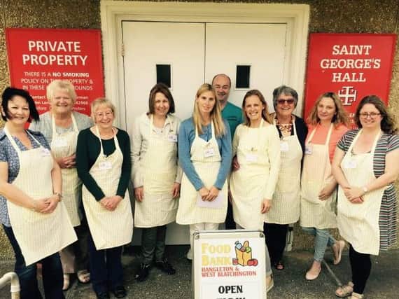 Hangleton and West Blatchington Food Bank benefited from a Pride Social Impact Fund grant