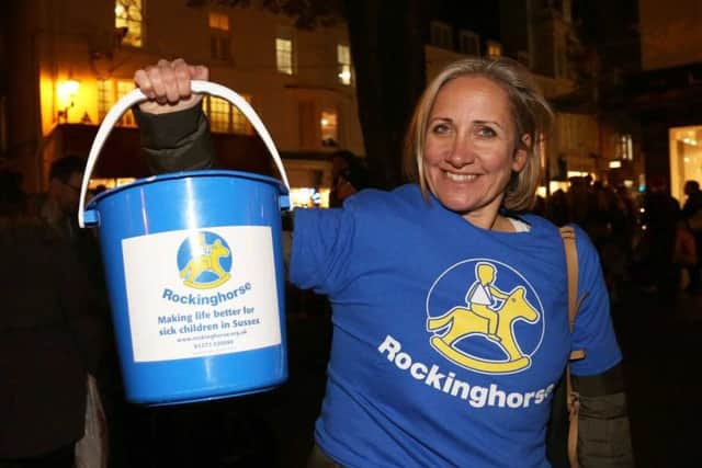 The light switch on event will raise money for Rockinghorse Children's Charity