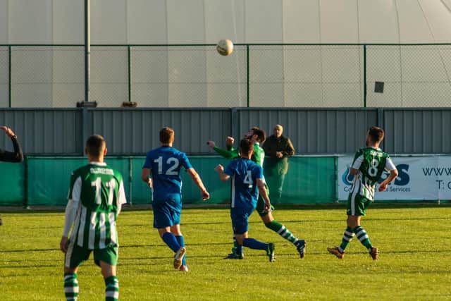 Chi City in action against Crawley Down Gatwick / Picture by Daniel Harker
