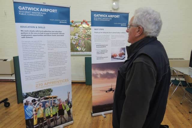 The Gatwick Airport exhibition at The Barn in Horsham's Causeway SUS-180311-195249001