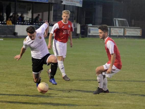 Pagham take on Peacehaven in the second round / Picture by Kate Shemilt