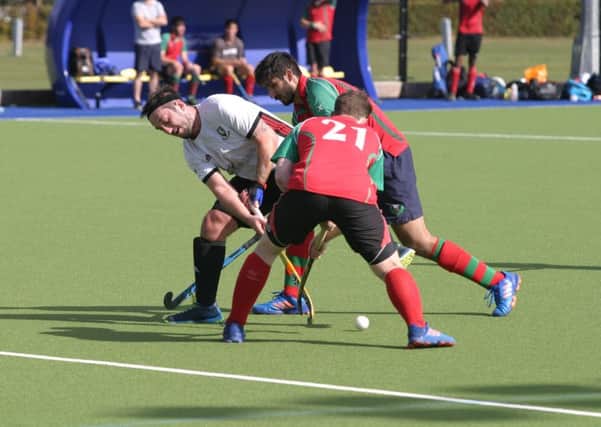 Sean Pearcy scored a hat-trick for Horsham Hockey. Photo by Clive Turner. Photo by Clive Turner SUS-180510-122744001