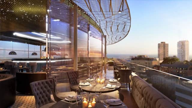 A new rooftop restaurant in Brighton (Credit: Stickland Wright) SUS-180611-102644001