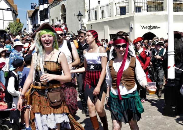 Hastings Pirate Day 2018. Photo by Sid Saunders SUS-180716-070712001