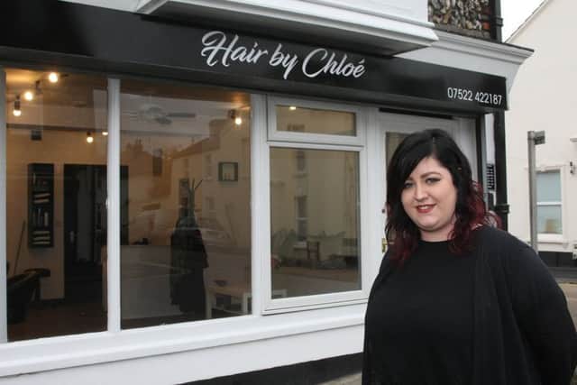 DM18110528a.jpg. New salon opened in Littlehampton by 23-year-old Chloe Finneran. Photo by Derek Martin Photography. SUS-180611-171742008