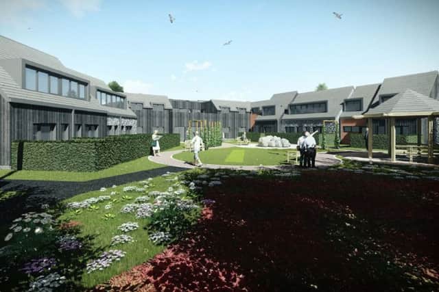 Artist's impression of a dementia care centre planned for Climping