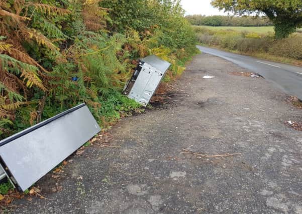 Fly tipping in Three Oaks has been on an 'industrial scale', according to resident Ross Lewis