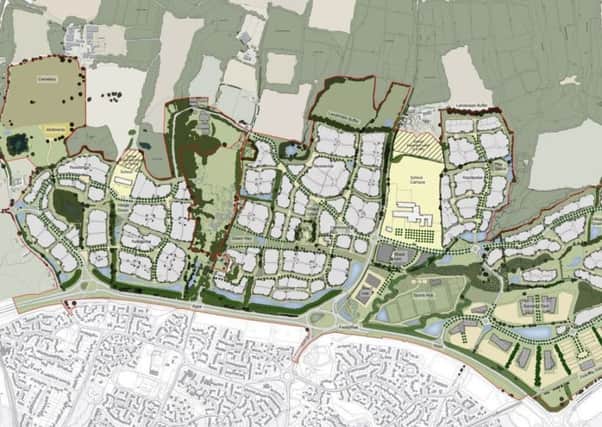 The Bohunt School site is the large yellow area denoted as 'school campus'