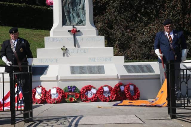 Hastings War Memorial, Alexandra Park. Photo by Roberts Photographic. SUS-180911-072940001