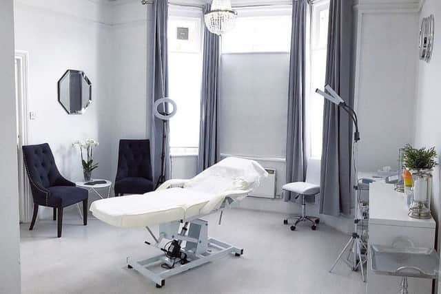 One of the treatment rooms at Clinic PrivÃ©e in Haywards Heath