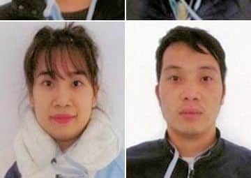 (Clockwise from top left) Thanh Nam Nyugen, Thi Ha Phuong Nguyen, Tien Trong Nguyen and Ngoc Nhi Doam went missing from an address in Eastbourne between 12 midnight on November 5 and 7am the following morning. SUS-180911-143649001