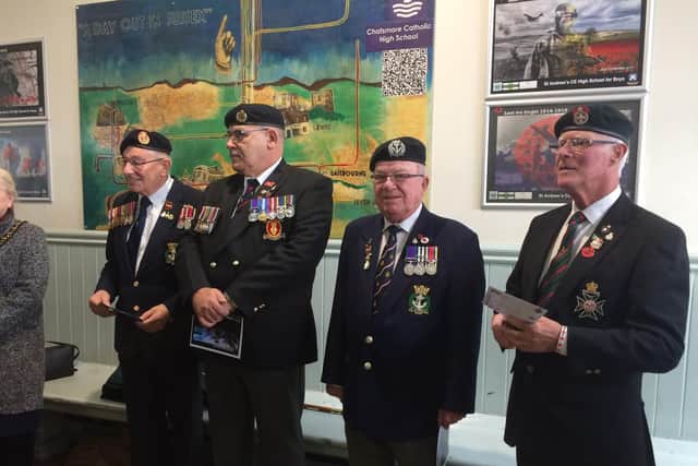 Veterans at the event