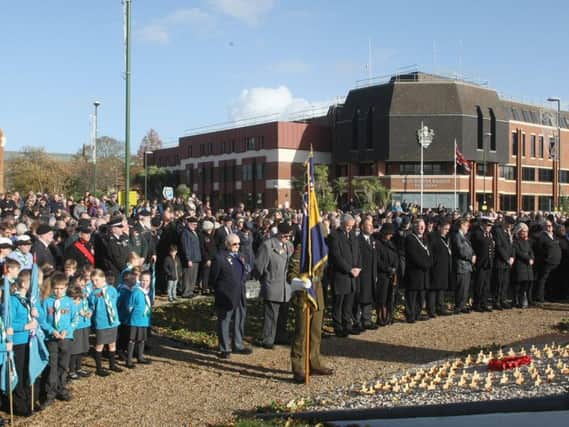 Littlehampton turned out in force to remember those that fought and died in World War One on Remembrance Sunday